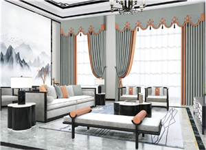 小家庭改造客厅——选择窗帘品牌简单实用是关键